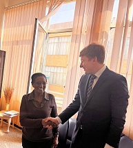 Charge d'Affairs a.i. met with Director of the Department of International Organizations of the MFA
