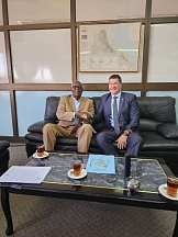 Russian Ambassador to Eritrea met with the Minister of Marine Resources 