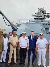 The President of the State of Eritrea visited the frigate of the Russian Pacific Fleet "Marshal Shaposhnikov"