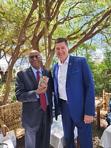 On the meeting of the Russian Ambassador to Eritrea H.E. Mr. I. Mozgo with the Minister of Agriculture of Eritrea H.E. Mr. A. Berhe