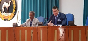 The Russian Ambassador to the State of Eritrea H.E. Mr.Igor Mizgo held a briefing for the local press corps